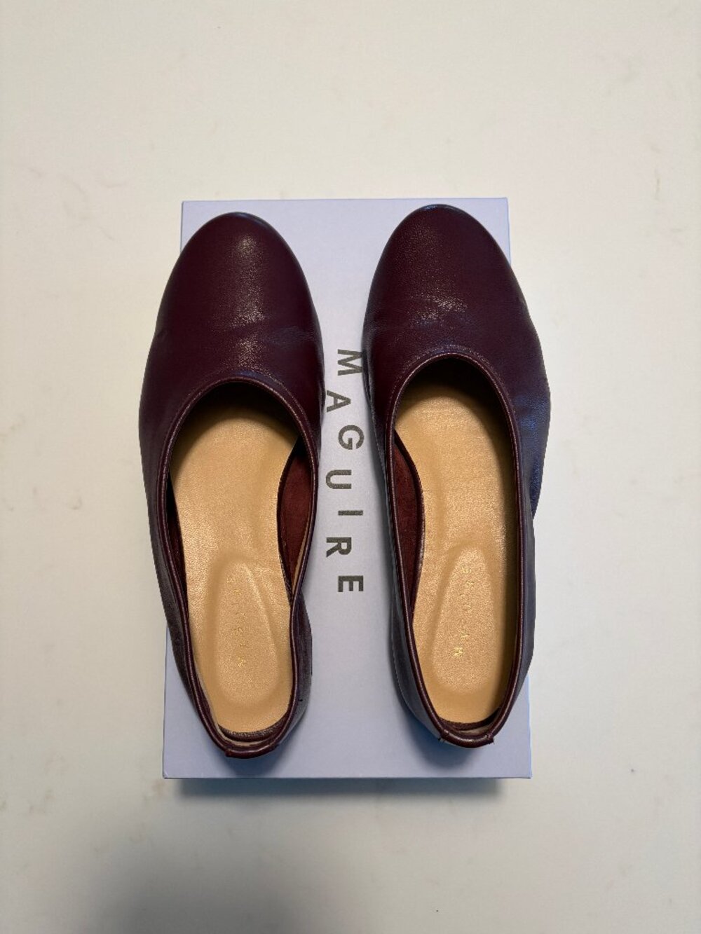 MAGUIRE Trofa Plum Ballet Flat